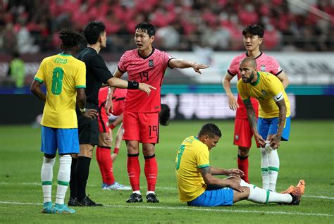 Brazil vs South Korea. 17:56, Michael Jones. Still to come tonight, Brazil look to set up a clash with Croatia as they take on South Korea in their last-16 tie.